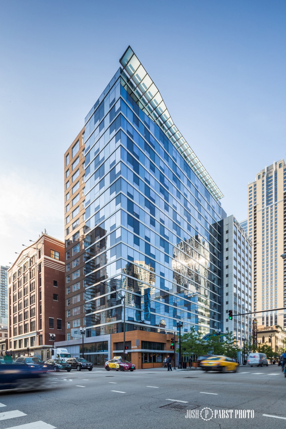 It truly is a pleasure to be an architectural photographer in Chicago. Sometimes when I am out shooting on assignment, the light hits a building in a really beautiful way